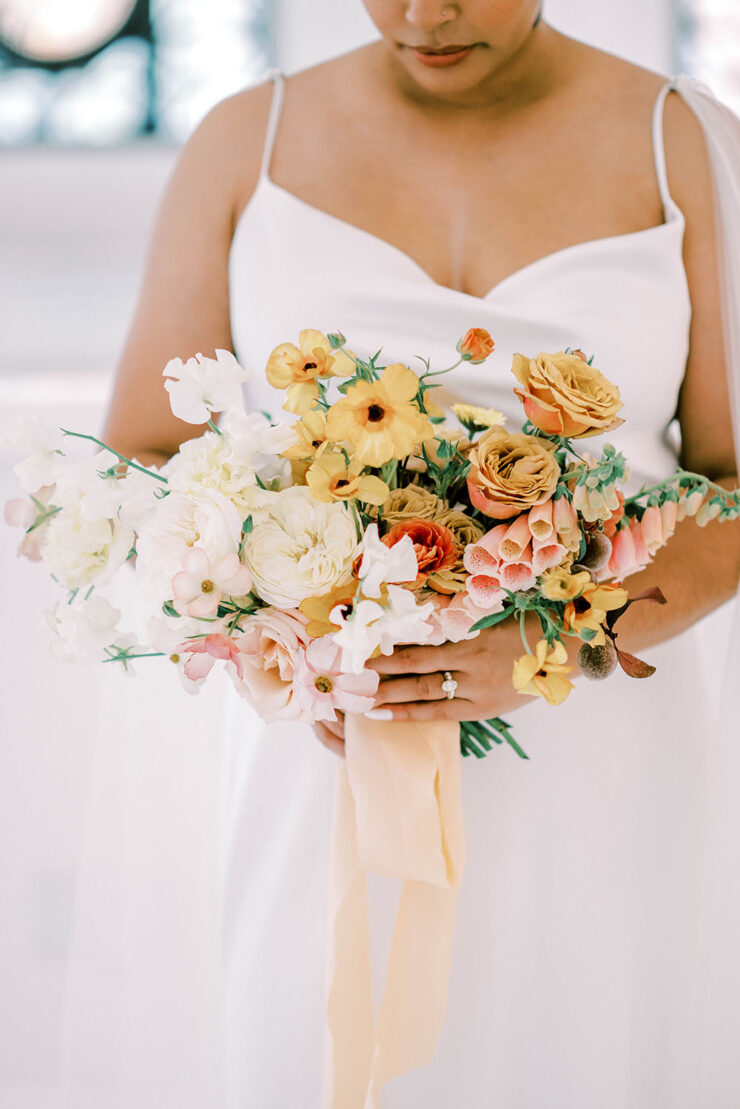 Art Nouveau Elopement At A Historic Bank Wedding Venue ⋆ Ruffled