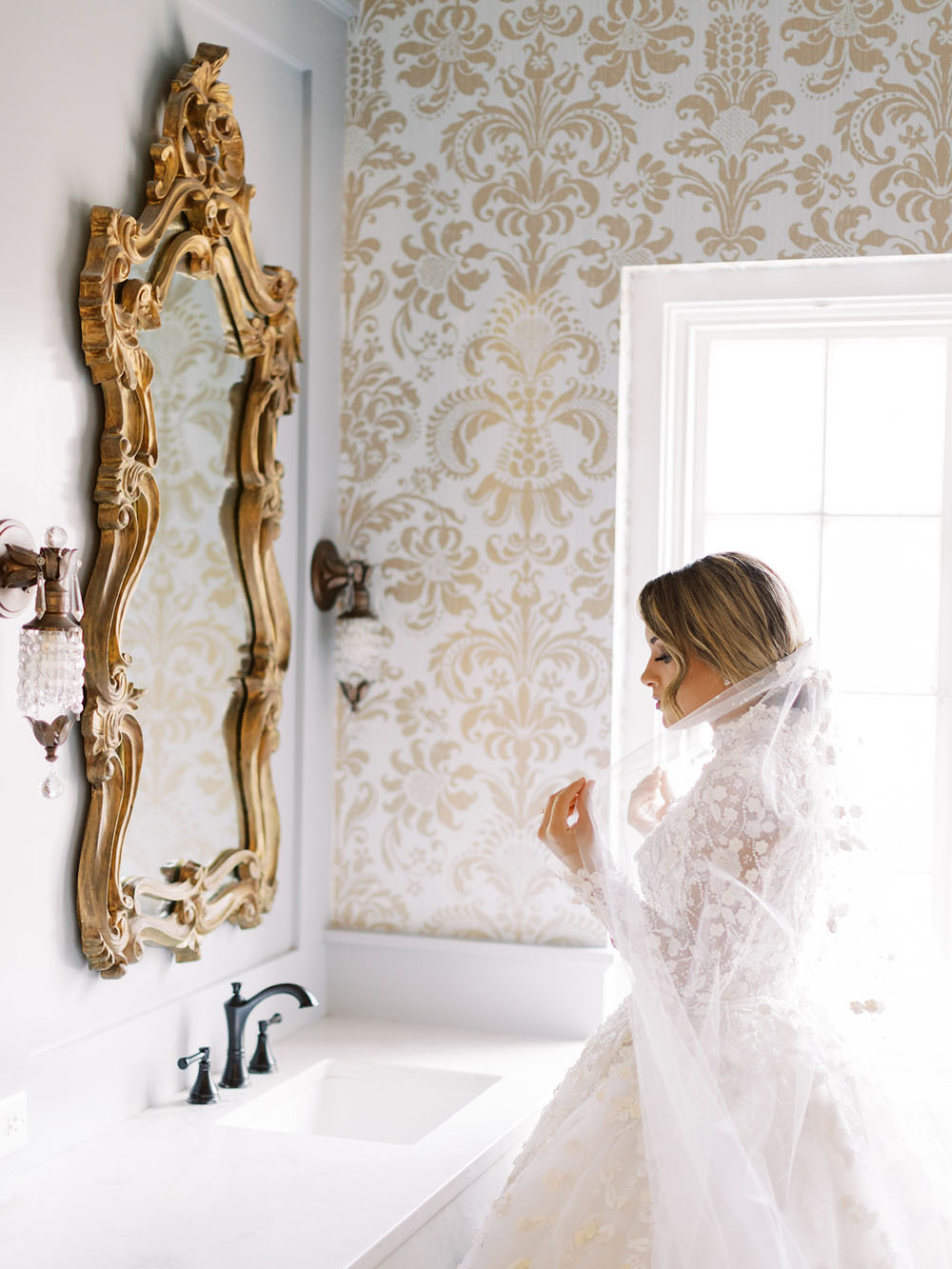 Inspiration de mariage élégante au début de l'automne Robe de mariée Grace Kelly