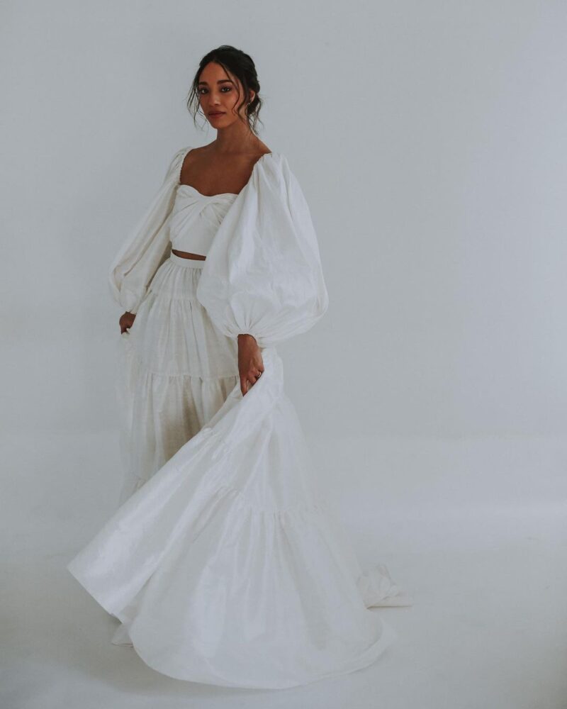 These Puff Sleeve Wedding Dresses Are A Masterclass In Style ⋆ Ruffled