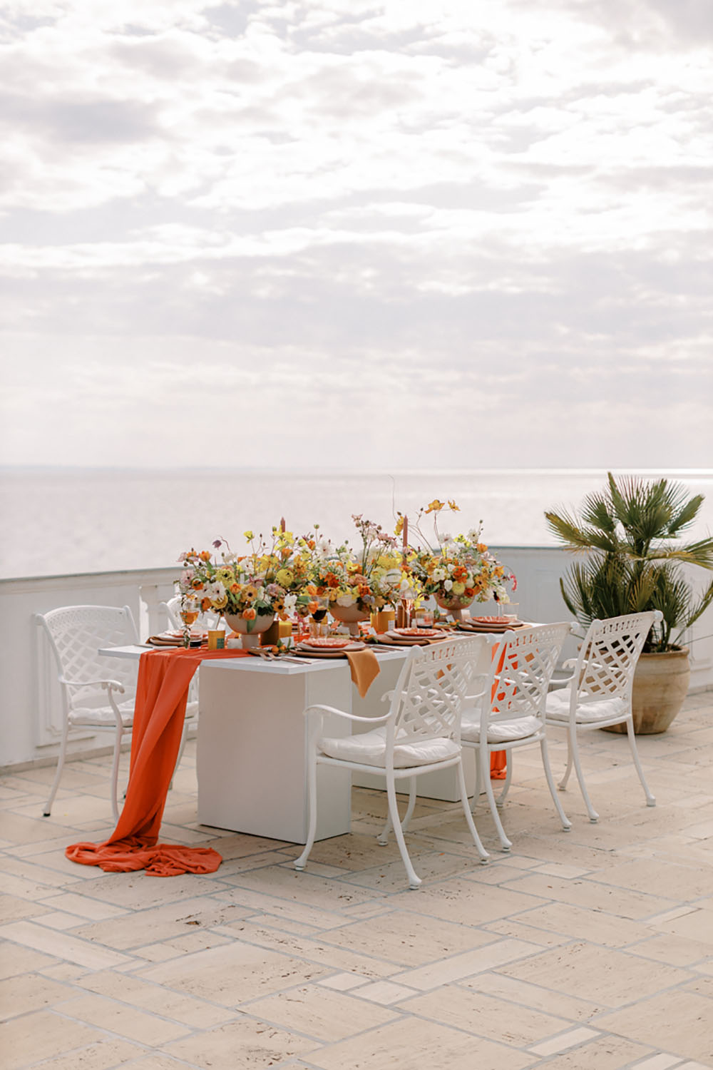 Decadent Greek Island Wedding Colors Summer Sunrise