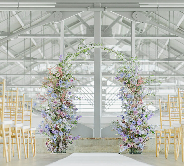 Soft Lilac Wedding Vancouver Loft