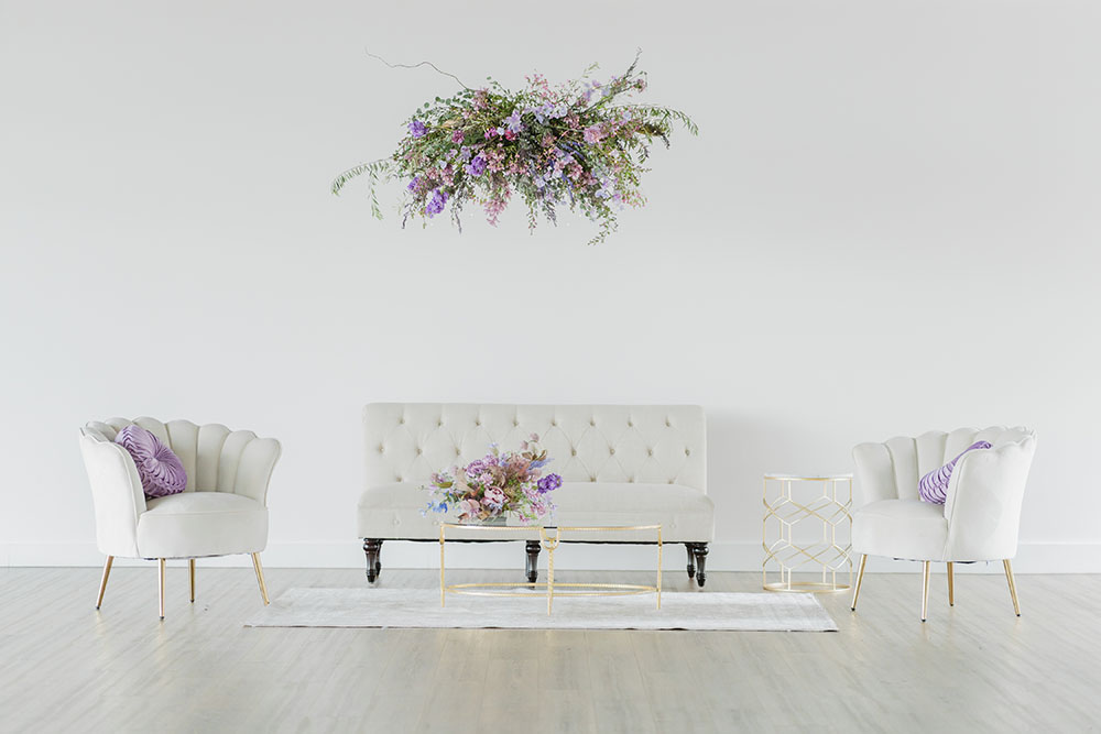 Soft Lilac Wedding Vancouver Loft