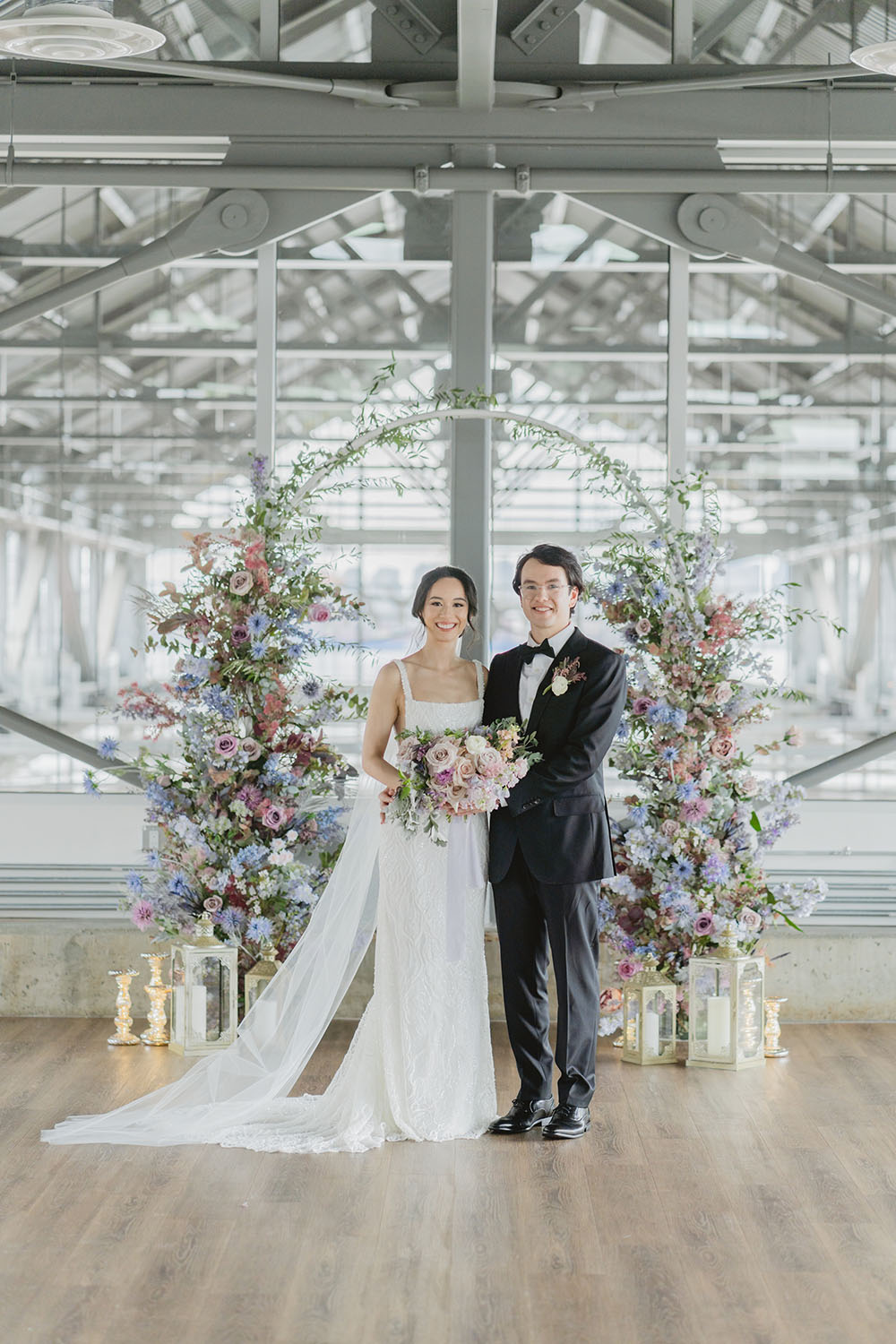 Soft Lilac Wedding Vancouver Loft