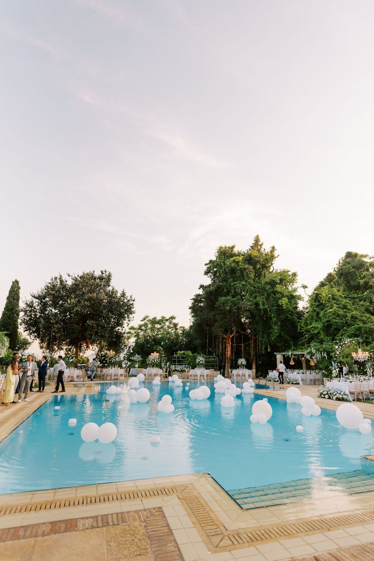 Poolside Corfu Wedding in a Luxury Greek Villa ⋆ Ruffled