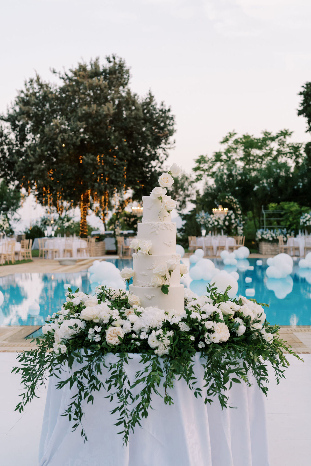 Poolside Corfu Wedding in a Luxury Greek Villa ⋆ Ruffled