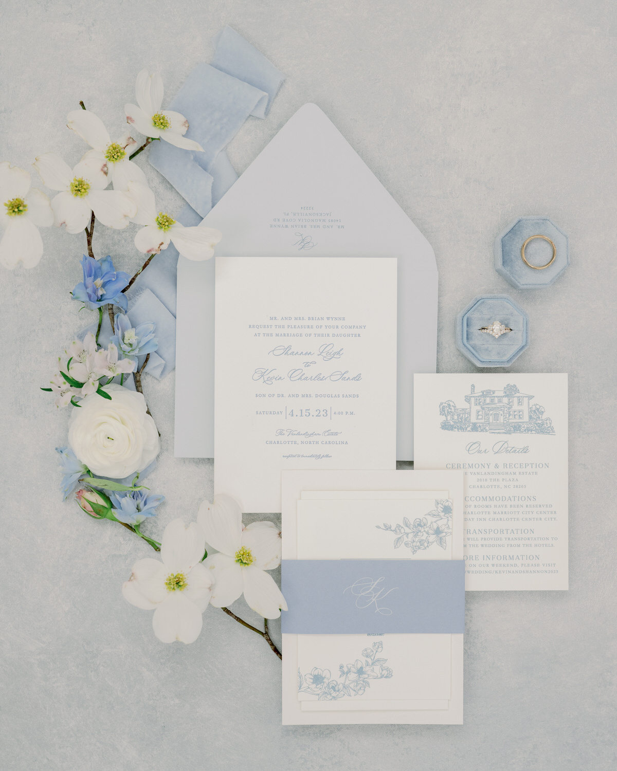 Classic Blue Wedding