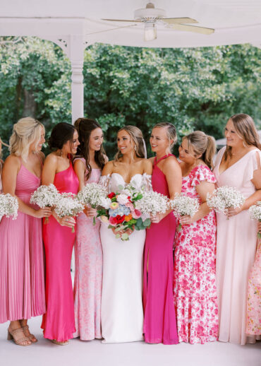 Intimate Wedding In Georgia In Bold Pink ⋆ Ruffled