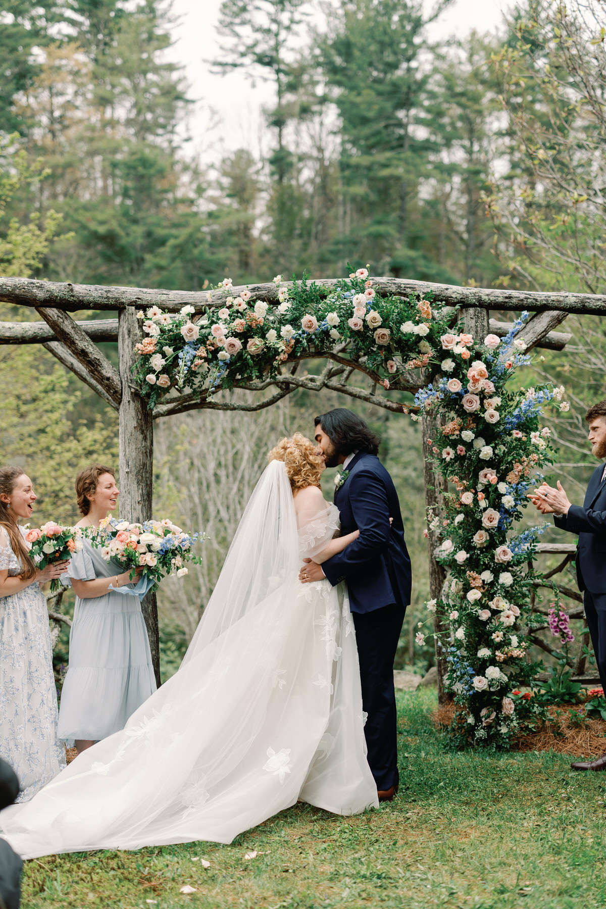 early spring wedding in Highlands NC