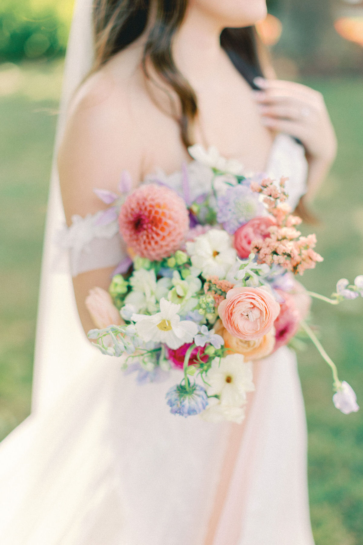Colorful Garden Wedding Hayley Moore Photography