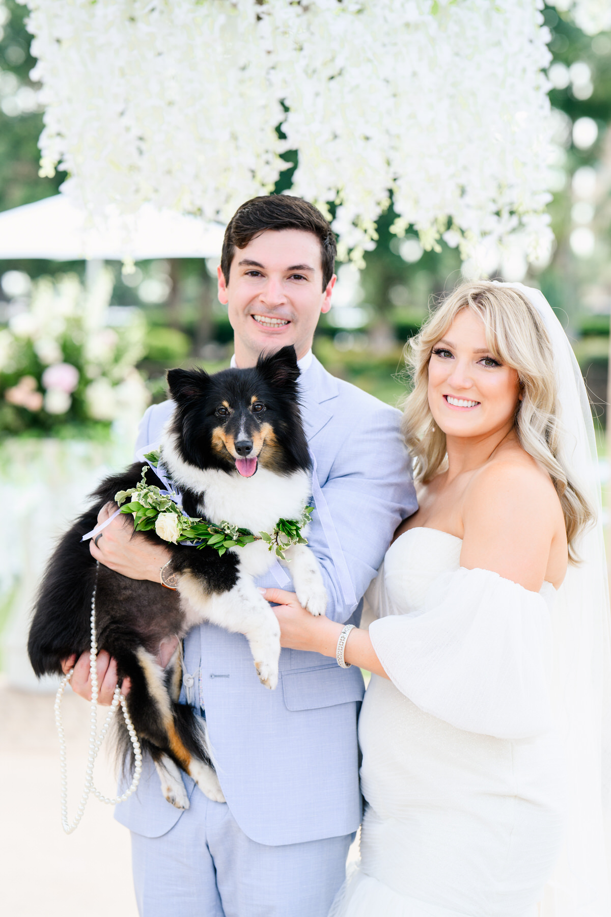 Blush Pink Waterfront Wedding with Romantic Disco Vibes