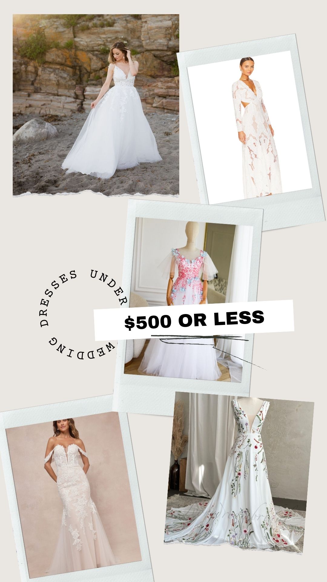 15 Spectacular Wedding Dresses for Under $500