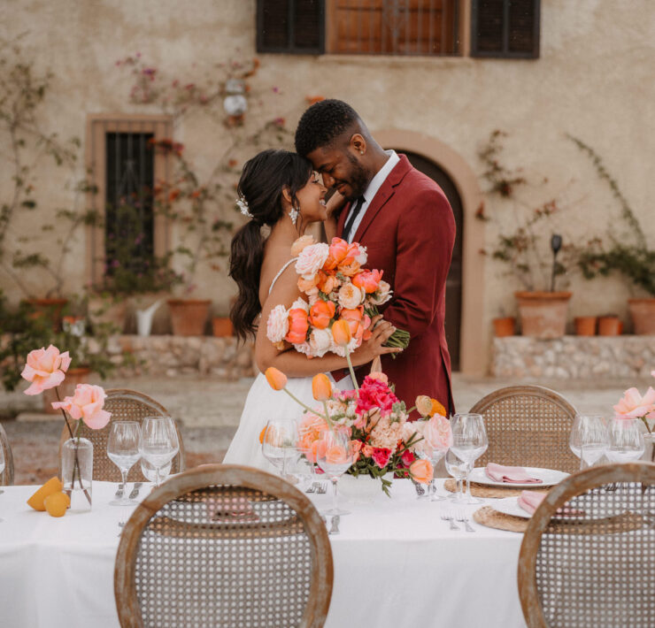 Peachtropicalweddingvibes