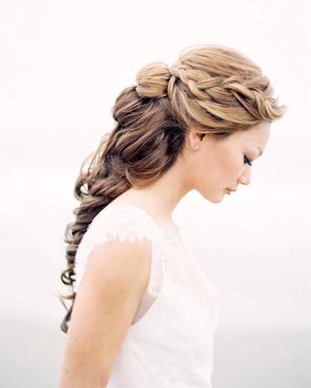 10 Fabulous French Braid Updo Hairstyles  Pretty Designs