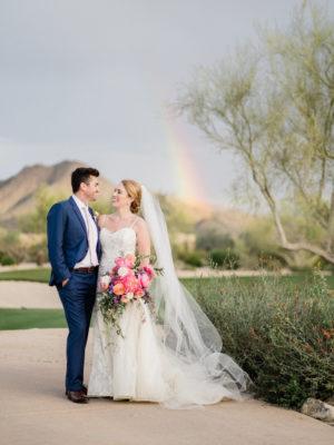 Bright Wedding in Arizona Complete with a Surprise Rainbow ⋆ Ruffled