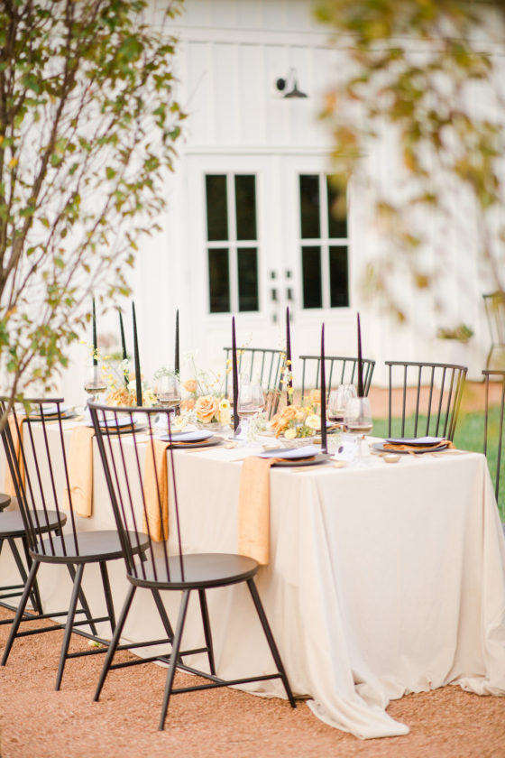 How to Have an Early Fall Wedding in Saffron & Slate