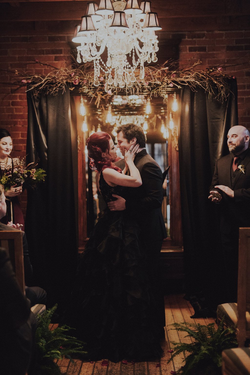 A Moody Spring Wedding at a Happily Haunted Mansion in LA