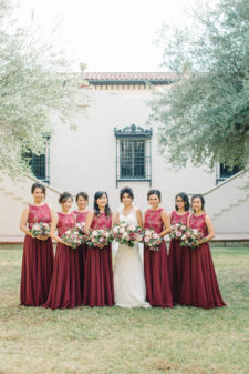 Pasadena Wedding Overflowing with Muted Mauve Roses ⋆ Ruffled