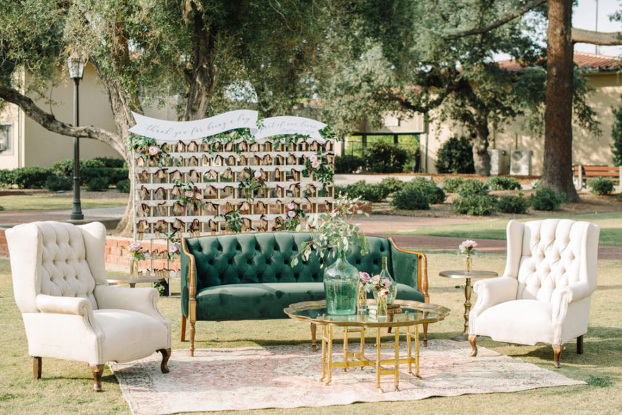 Pasadena Wedding Overflowing with Muted Mauve Roses ⋆ Ruffled