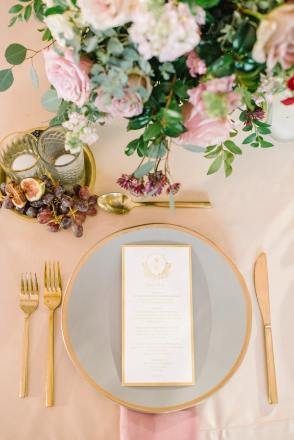 Pasadena Wedding Overflowing with Muted Mauve Roses ⋆ Ruffled