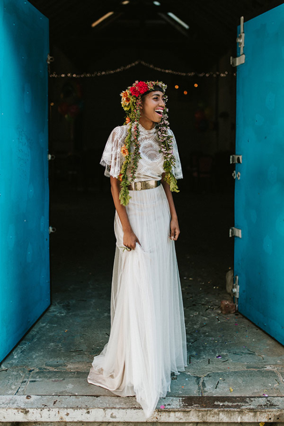 This Industrial Wedding Inspo is the Unicorn at a Rainbow Convention ⋆ ...