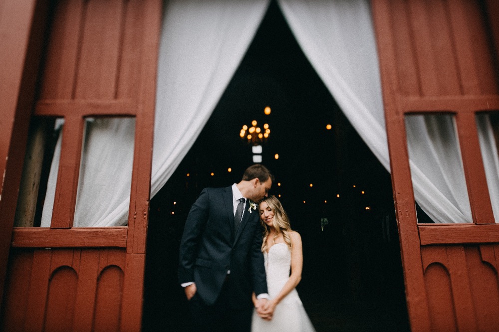 tender moments with the bride and groom