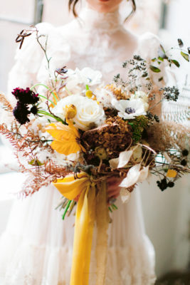 Couture Fall Wedding with Delicate Organic Textures ⋆ Ruffled