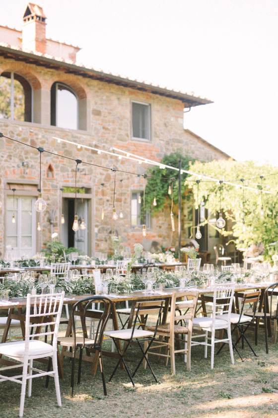 Intimate Destination Tuscany Wedding for 60 Guests