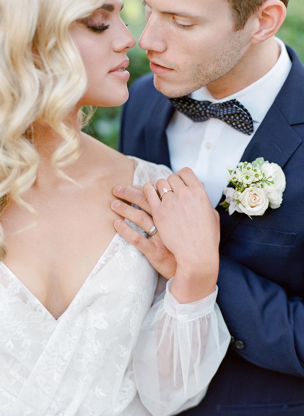 sexy Old Hollywood inspired wedding dress