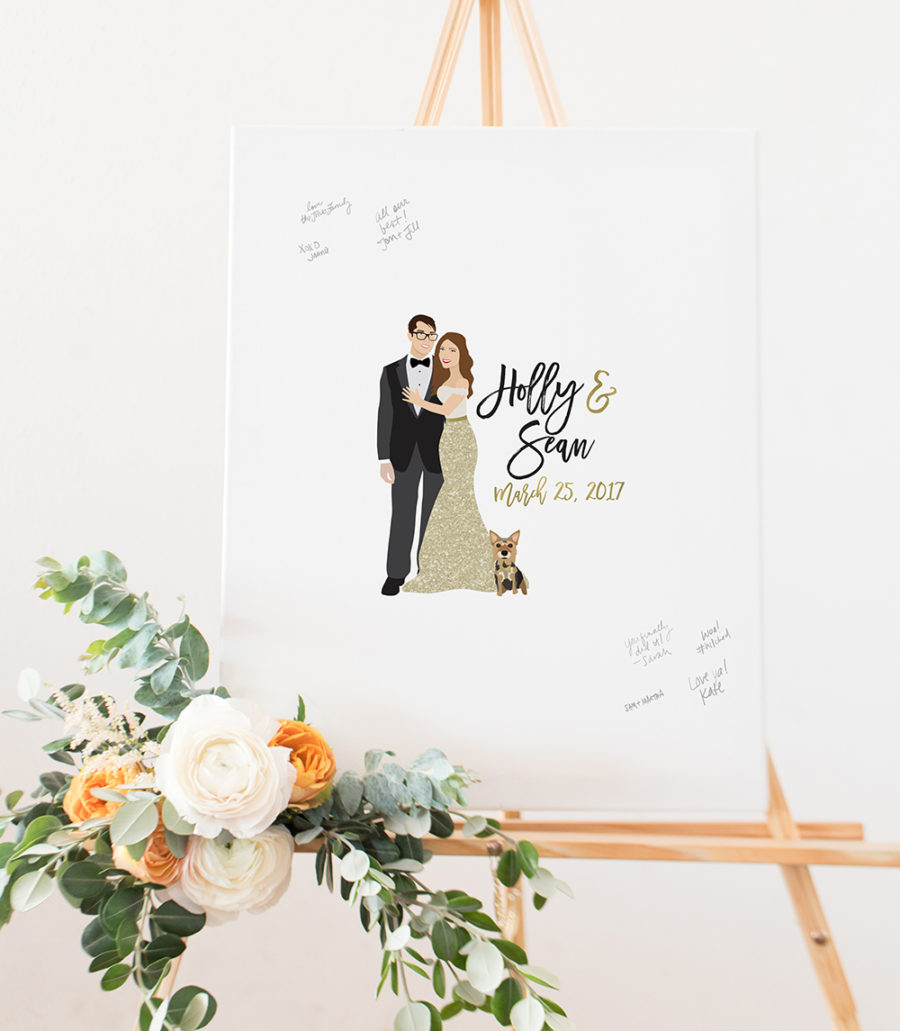 Custom Wedding Illustrations with Miss Design Berry ⋆ Ruffled