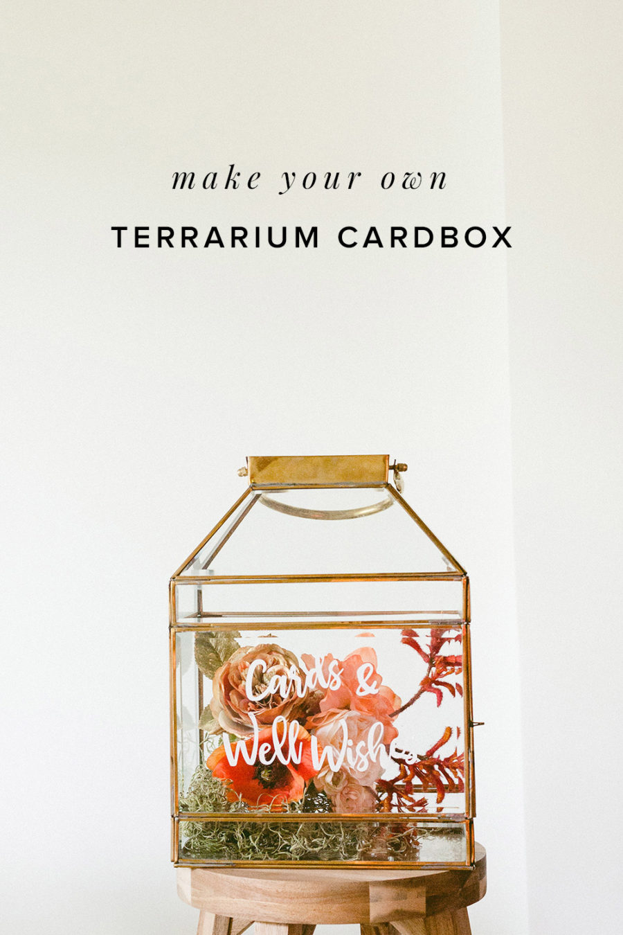 Make a Conversation Piece with This Modern Terrarium Card Box ⋆ Ruffled