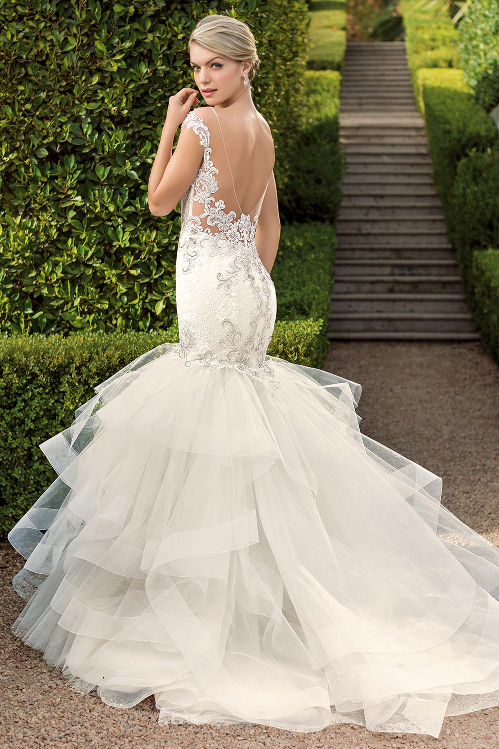 Casablanca Bridal Chanel Fit and Flare Wedding Gown