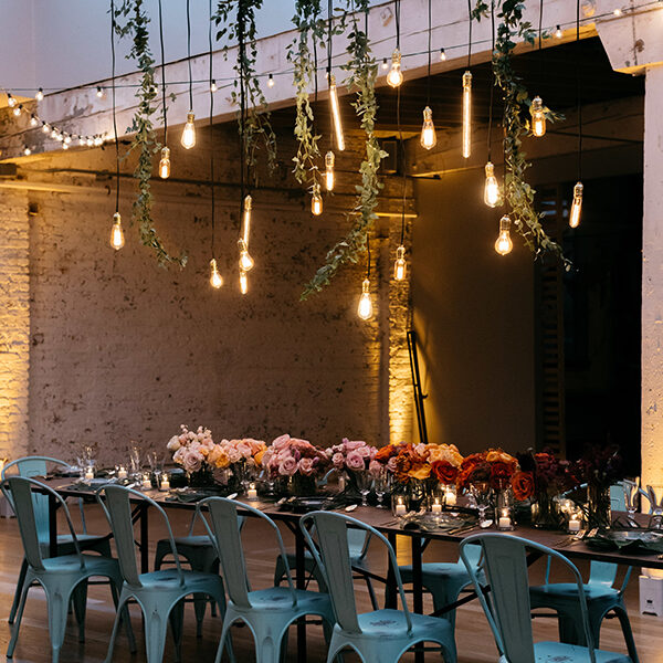 Fall wedding decor with ombre details #weddings #fallweddings #ombre #centerpieces https://ruffledblog.com/ombre-fall-wedding-ideas