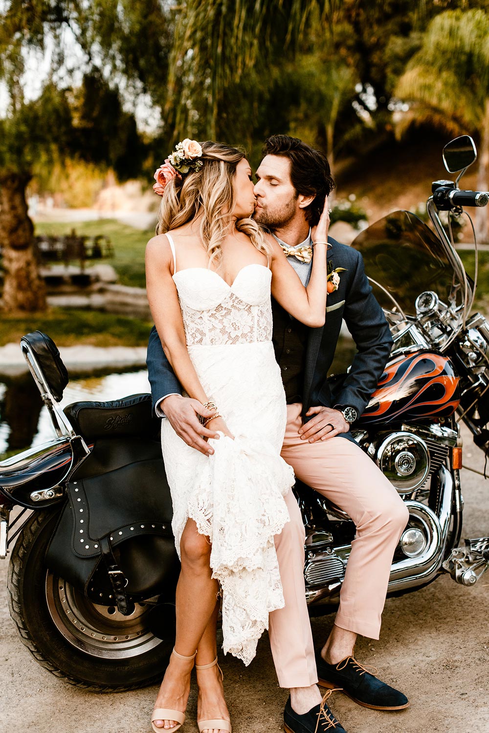 Biker wedding attire best sale