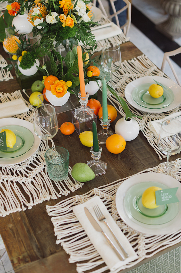 Citrus Wedding Inspo with a Modern LA Twist