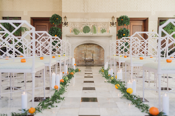 Tropical Citrus Wedding Ideas