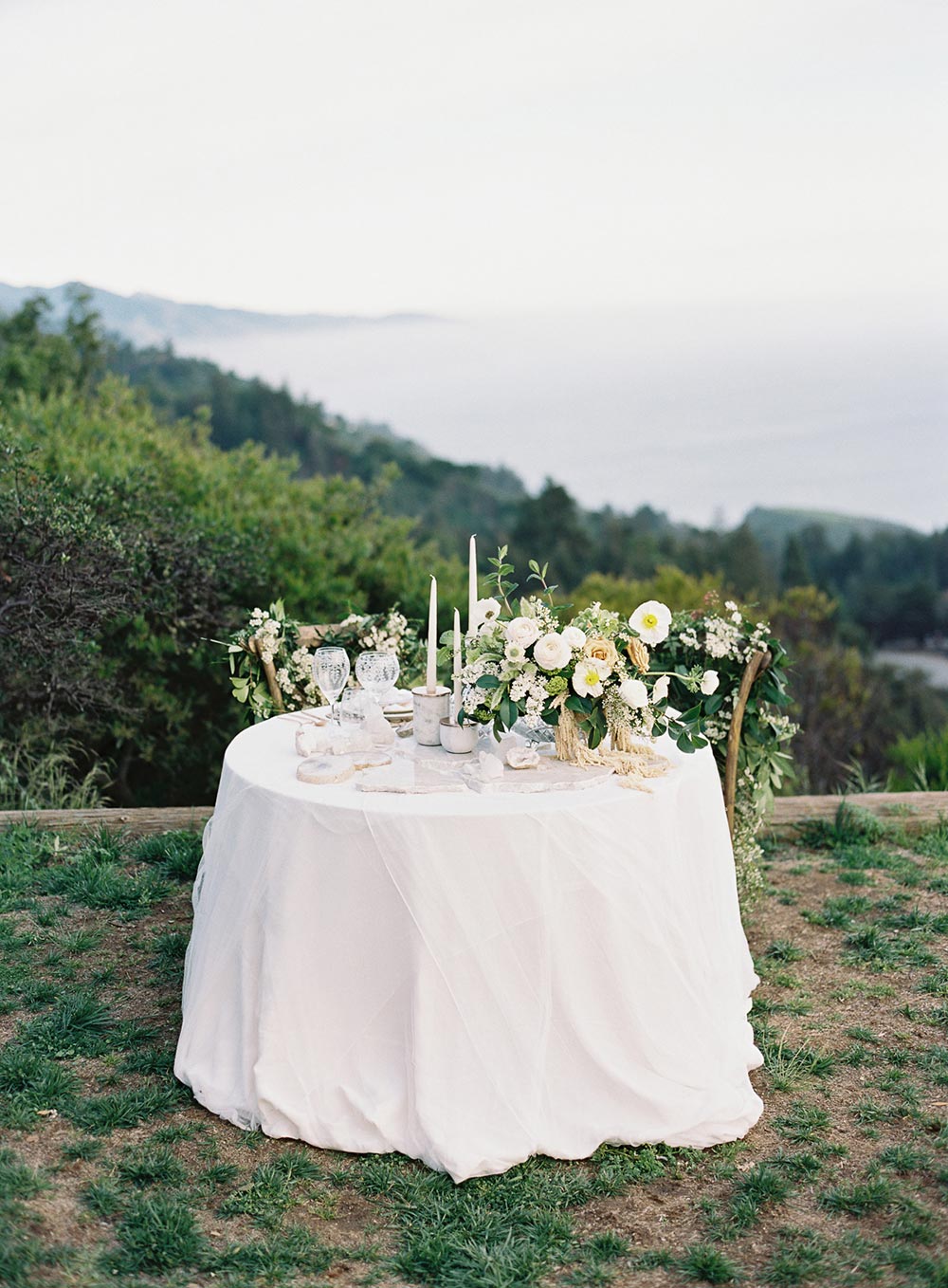 fine art wedding sweetheart table 