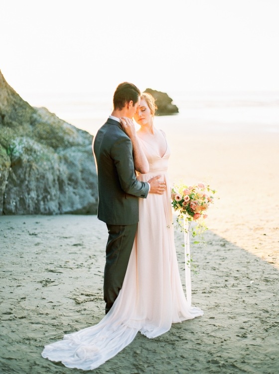 Coastal Wedding Inspiration from the Rocky Beaches of Oregon