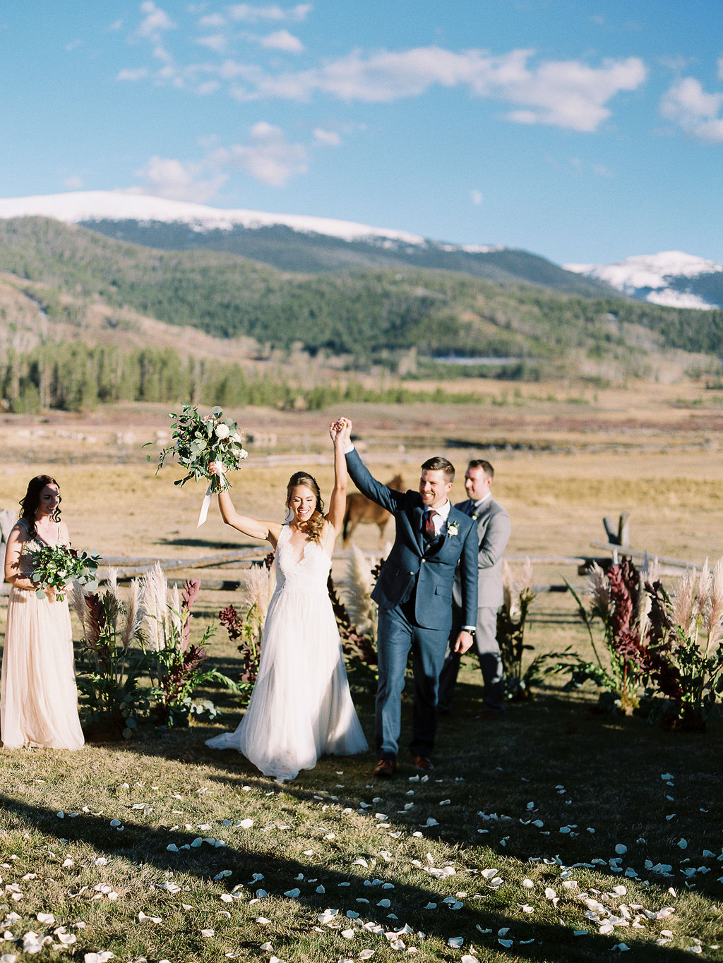 High Fashion Boho Country Wedding at Devil's Thumb Ranch ⋆ Ruffled