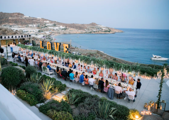 This Luxe Private Villa Wedding in Mykonos is a Stunner