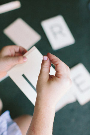 Must Make! Modern Alphabet Tile Signage DIY ⋆ Ruffled