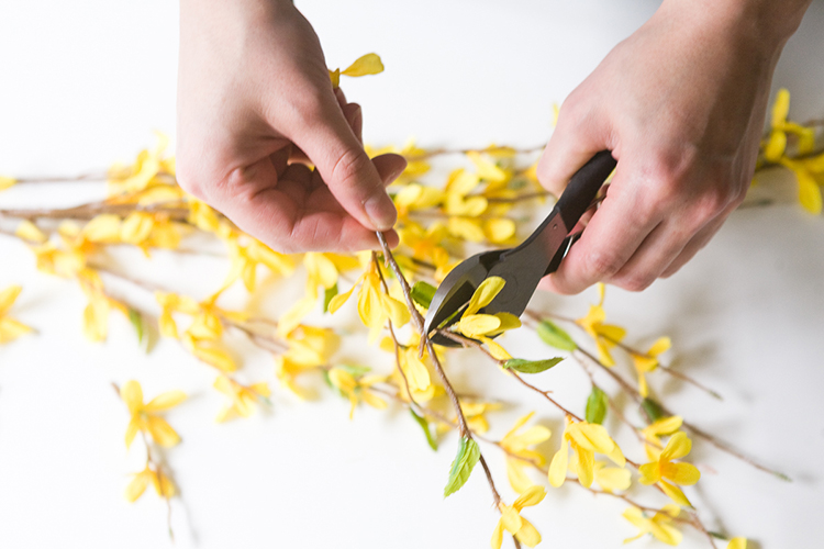 DIY Floral Bough and Cake Topper
