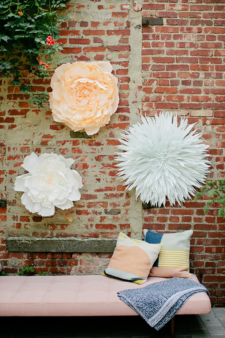 DIY Giant Paper Peonies and Spider Mums ⋆ Ruffled