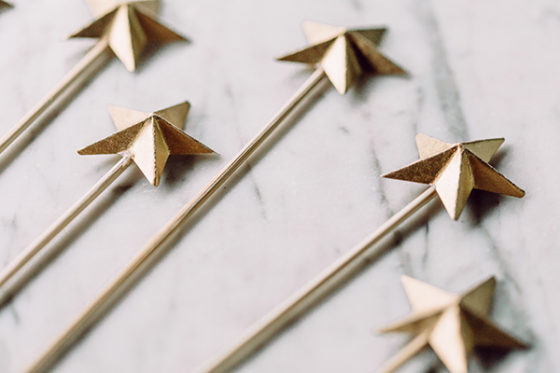 Diy Mini 3d Star Cake Toppers ⋆ Ruffled