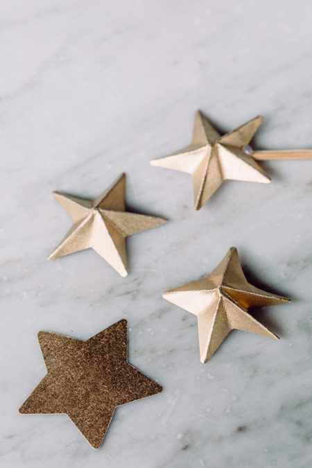 DIY Mini 3d Star Cake Toppers ⋆ Ruffled