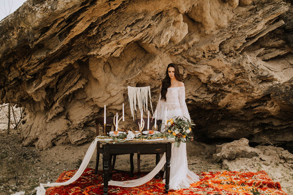 Eclectic Boho Desert Bridal Inspiration ⋆ Ruffled