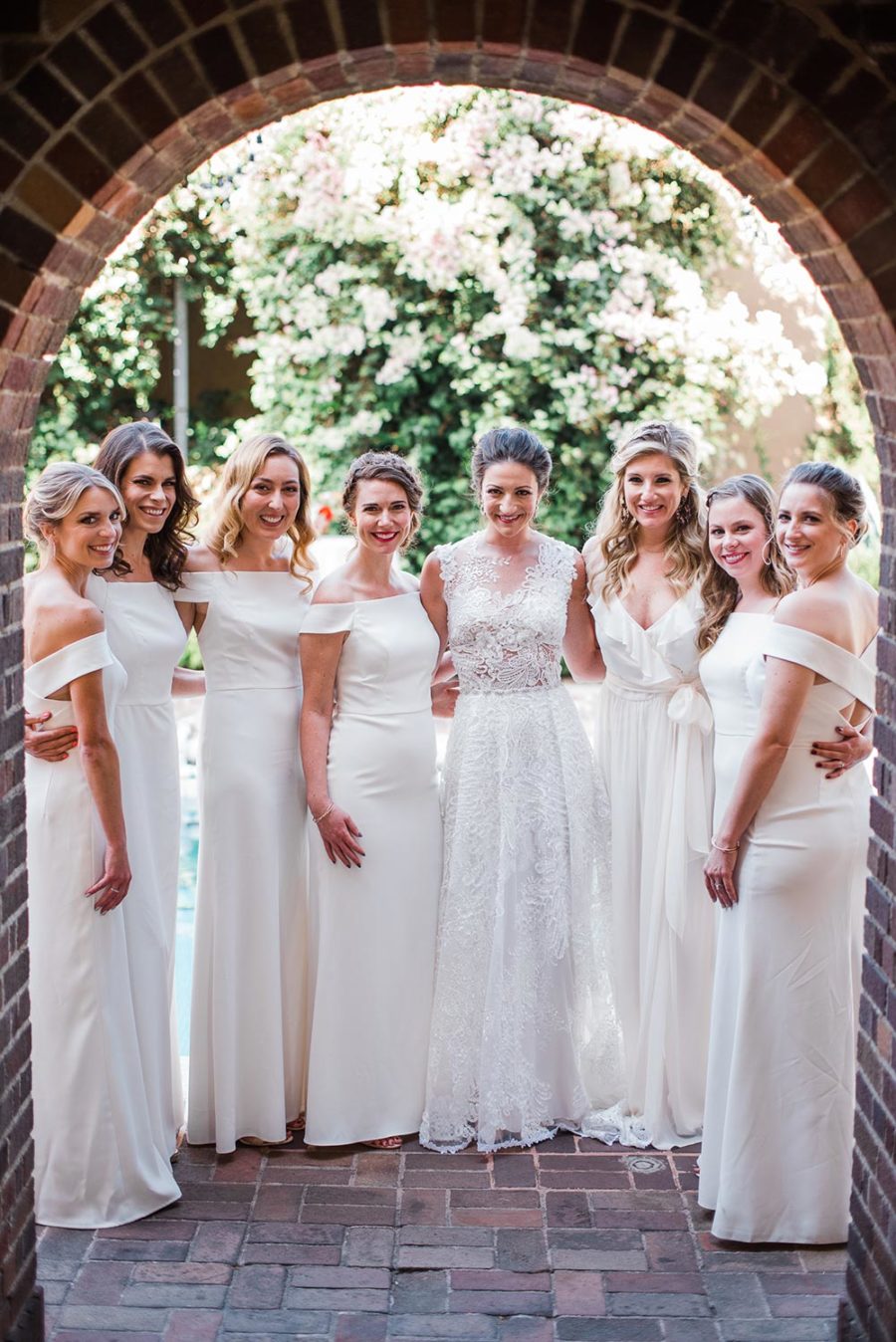 32 All White Bridesmaid Dresses That Are Totally Slaying the Game ⋆ Ruffled