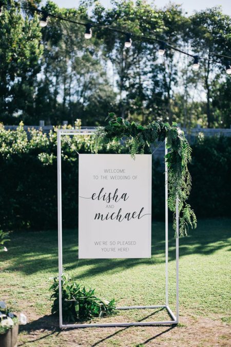 Modern Australian Wedding with Local Greenery ⋆ Ruffled