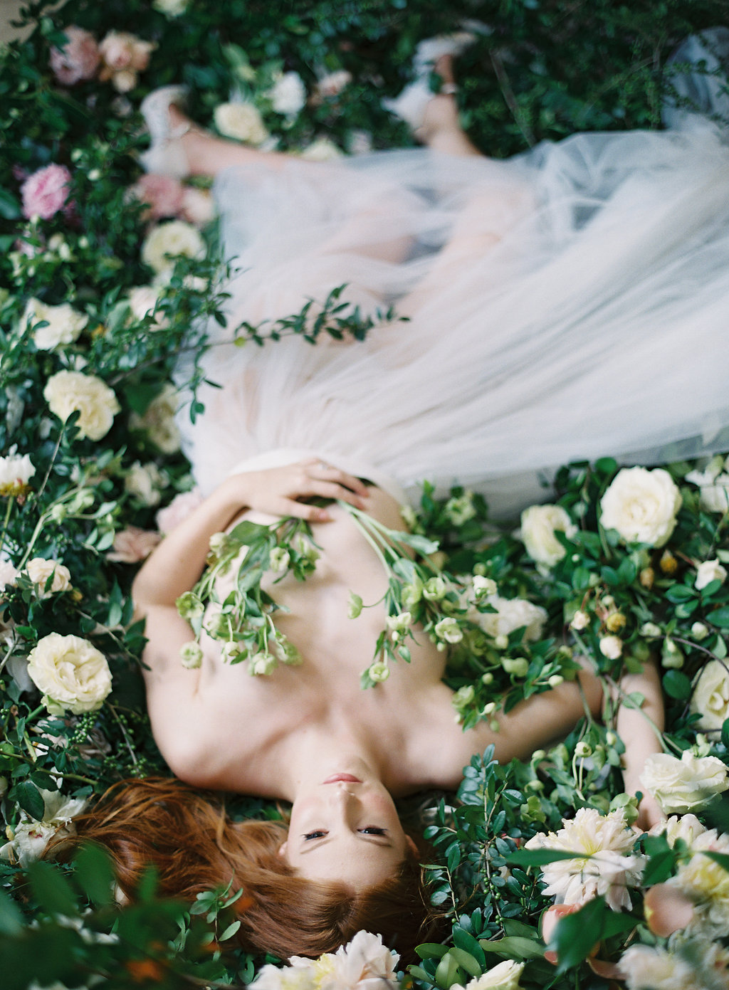 garden wedding brides - photo by Kurt Boomer https://ruffledblog.com/enchanted-garden-bridal-inspiration