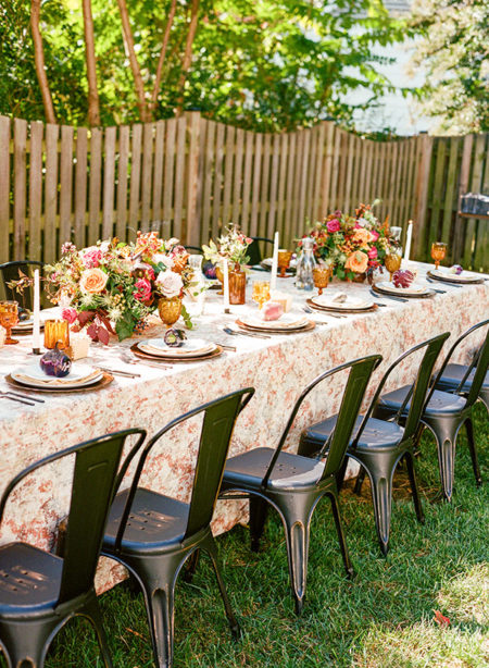 Farmer's Market Bridal Shower Backyard Feast ⋆ Ruffled