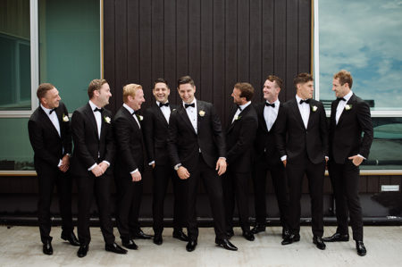 Fun Black Tie Warehouse Wedding in Melbourne ⋆ Ruffled